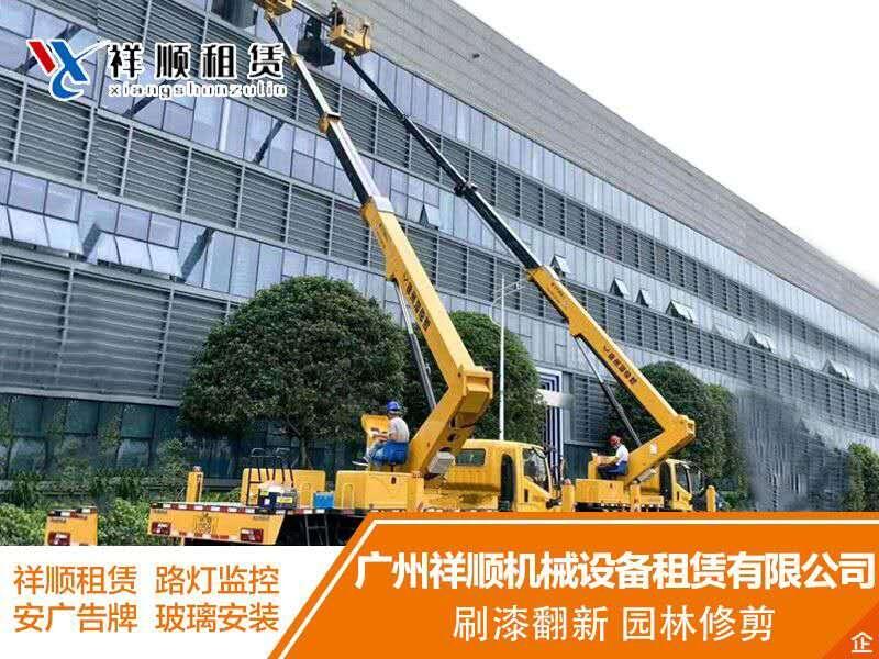 廣州天河路燈維修檢測(cè)廣州高空路燈作業(yè)車(chē)出租公司