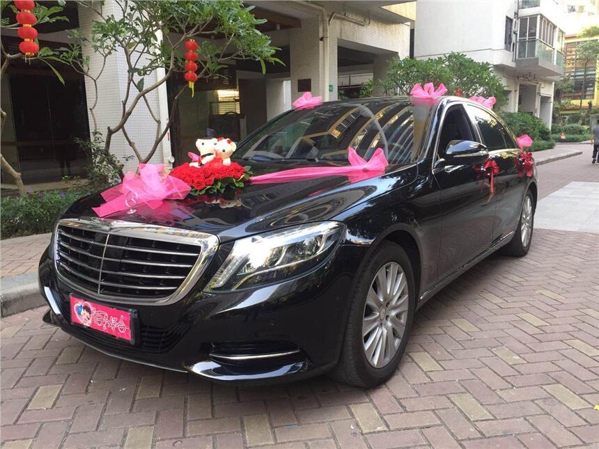 廣州婚禮租車電話 白云區(qū)奔馳S400L婚慶租車多少錢一天