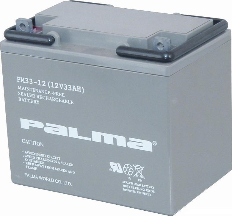 八馬PALMA蓄電池PM33-12 12V33AH 技術(shù) 參數(shù)