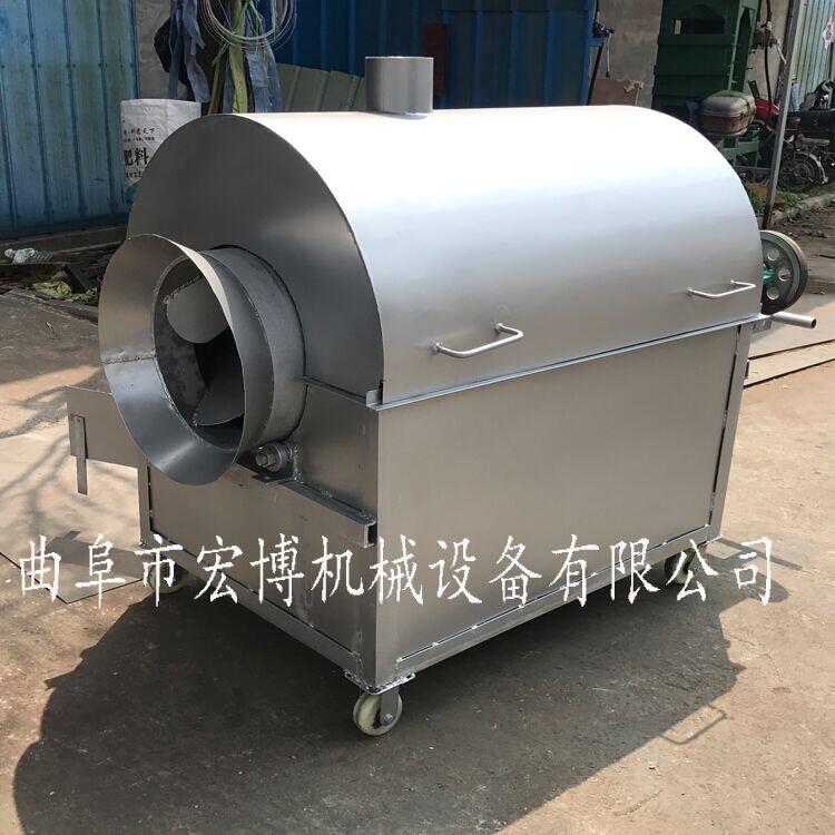 自動(dòng)翻炒豆機(jī)圖片 不銹鋼滾筒式溫控炒鍋? 翻炒機(jī)