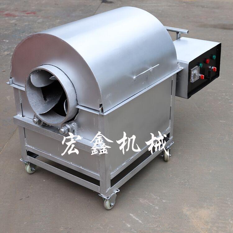 大豆電加熱滾筒炒貨機(jī) 商用炒貨機(jī)多少錢(qián)一臺(tái) 可用電加熱炒貨機(jī)