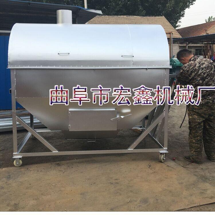 超市炒毛嗑機器 加厚型滾筒炒貨機 100型多功能自動炒貨機