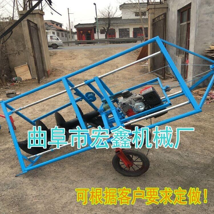 大馬力后懸雙萬向節(jié)挖坑機(jī) 挖坑機(jī)鉆頭 廠家供應(yīng)小型打樁機(jī)