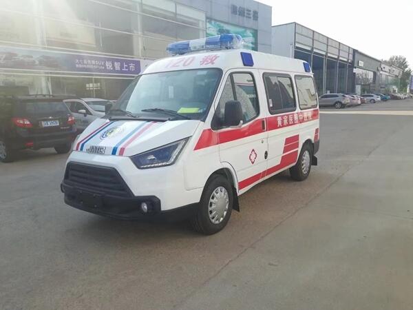 江鈴特順轉(zhuǎn)運型救護車現(xiàn)車，運輸型急救車廠家