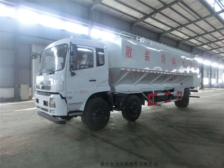 柳汽乘龍M314-15噸飼料運(yùn)輸車商品批發(fā)價(jià)格