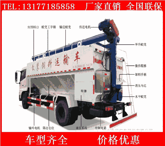 哈密半掛型飼料運(yùn)輸車(chē) 大型散裝飼料運(yùn)輸車(chē)廠家參數(shù)