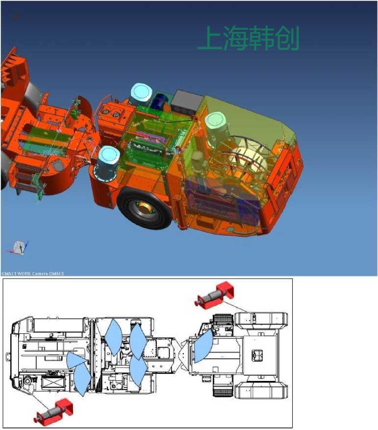 鑿巖臺(tái)車自啟動(dòng)滅火 感溫自啟動(dòng)滅火裝置 HCYYRH自動(dòng)滅火系統(tǒng)