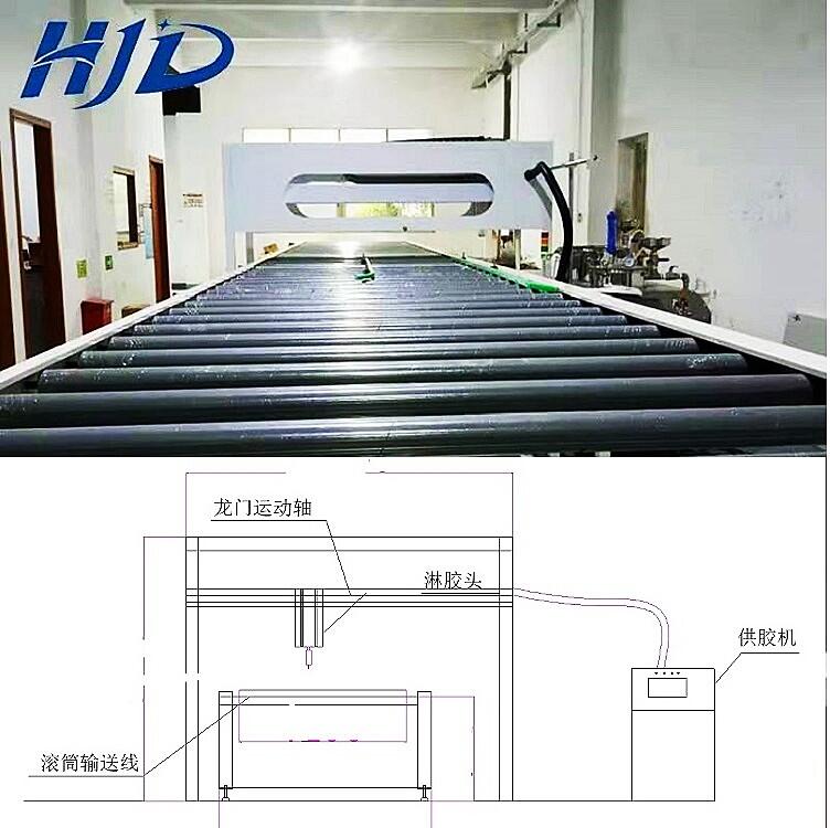 雙液淋膠機 廣東淋膠機 全自動AB膠淋膠機