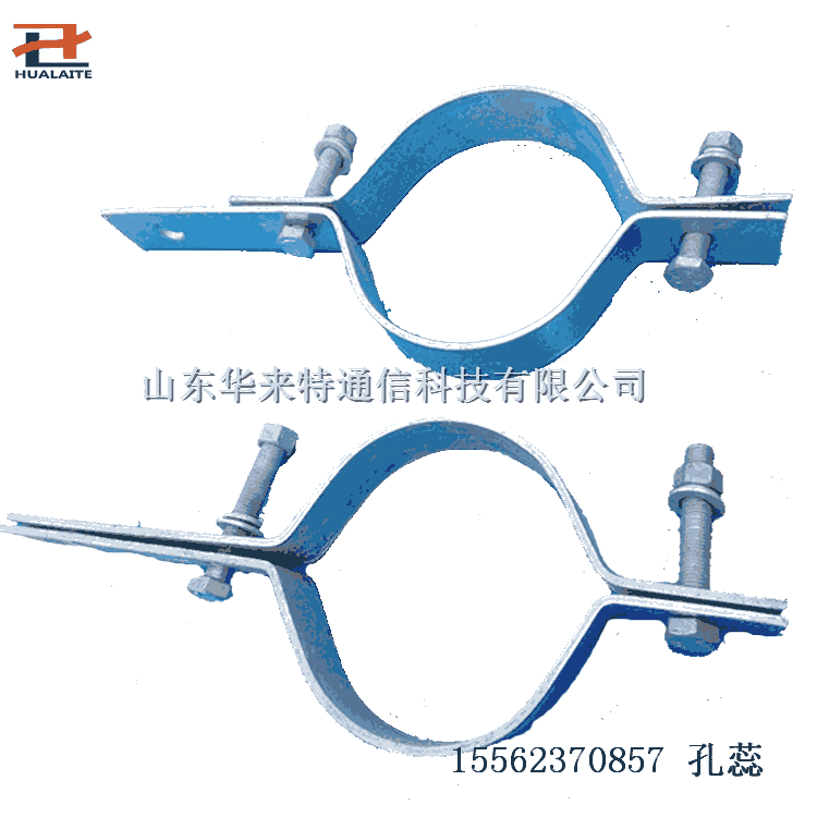 定制抱箍 單長尾抱箍桿用卡箍 線桿緊固件雙長尾
