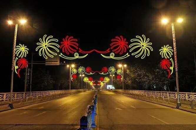 蝶舞翩翩燈桿  LED燈帶造型燈   道路造型燈