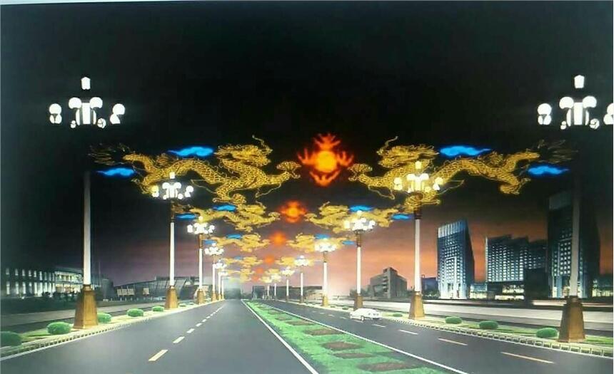 火樹銀花燈桿  路燈桿造型燈街道美化燈