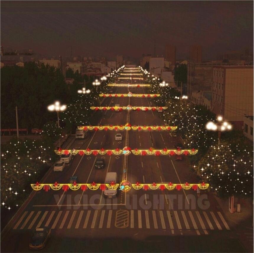 曼陀羅燈桿  LED燈籠造型燈   裝飾廠家