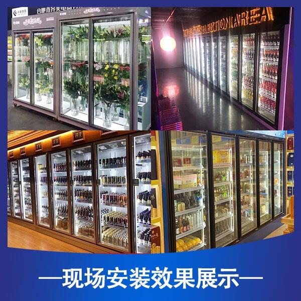 水果保鮮柜蔬菜飲料牛奶冷藏柜便利店超市商用立式冷柜風(fēng)幕柜