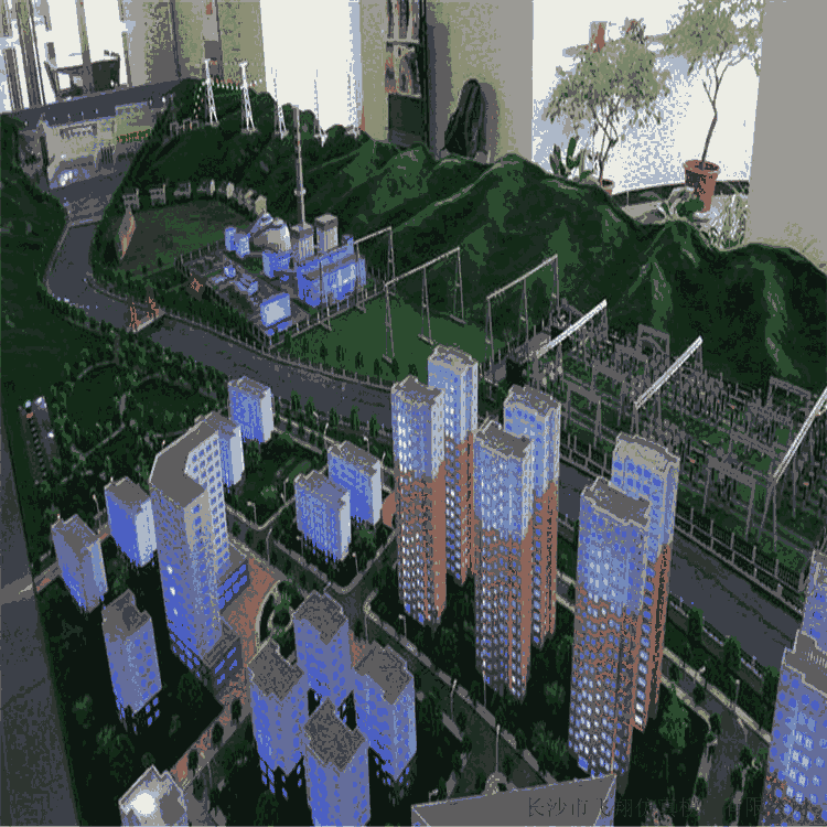 電力綜合發(fā)電沙盤模型