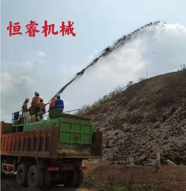 恒睿客土噴播機(jī)邊坡綠化防護(hù)設(shè)備噴播均勻效率高