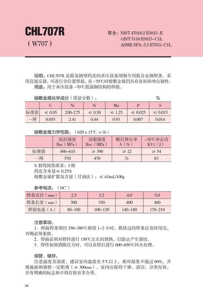 吉林省CHE507T大西洋電焊條