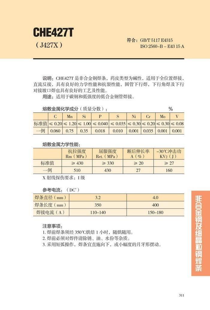 山西省CHE505Mo大西洋直流焊條