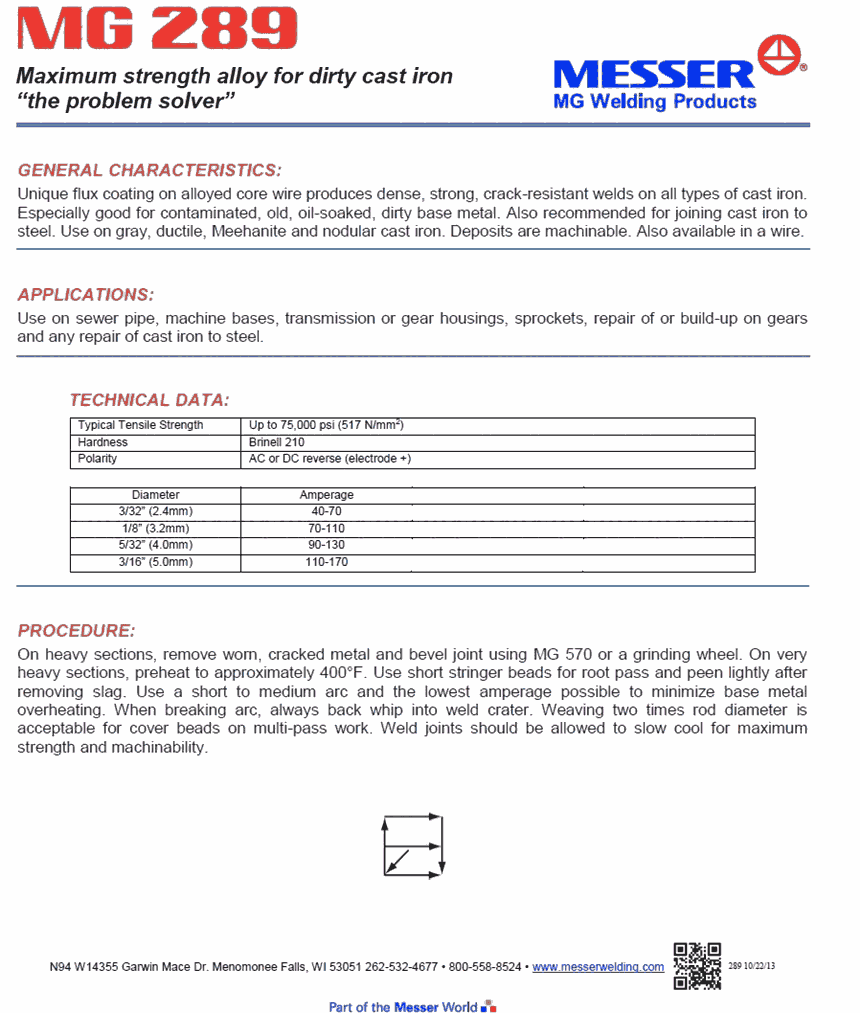 MG210鑄鐵焊條萬能美國焊接材料修補的鑄鐵焊條MG210鑄鐵焊條