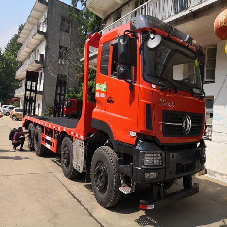 國6東風(fēng)天龍（雷諾430馬力）前四后八挖機(jī)拖板車多少錢一臺(tái)