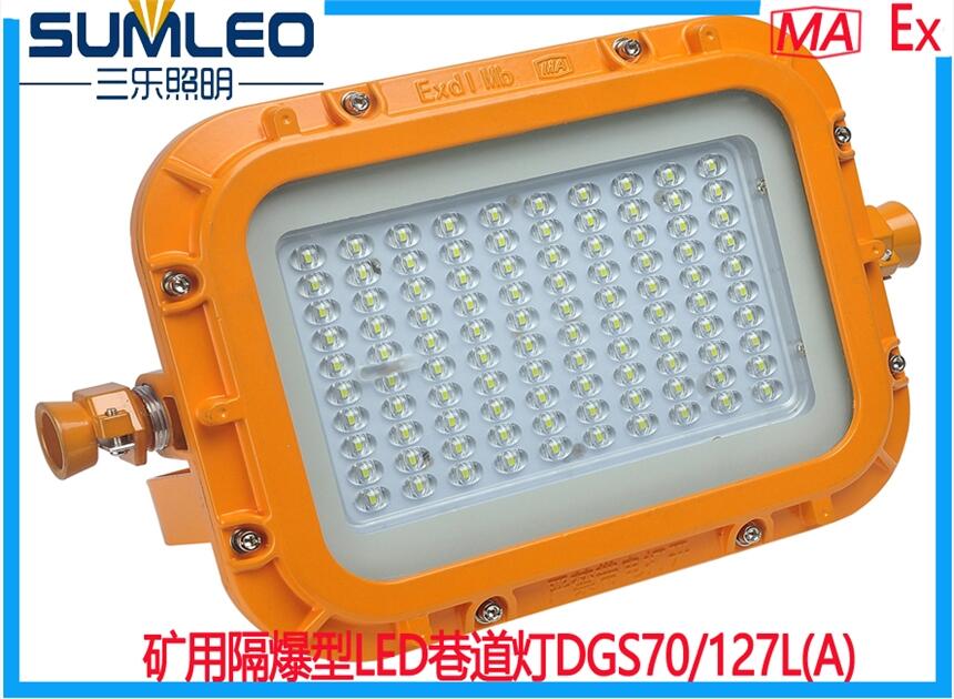 礦用隔爆型LED巷道燈DGS50-70/127L(A)