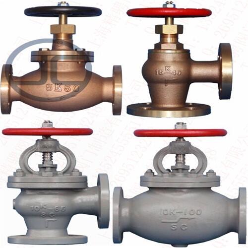 船用日標(biāo)青銅5K16K截止閥（球形閥/角形閥）