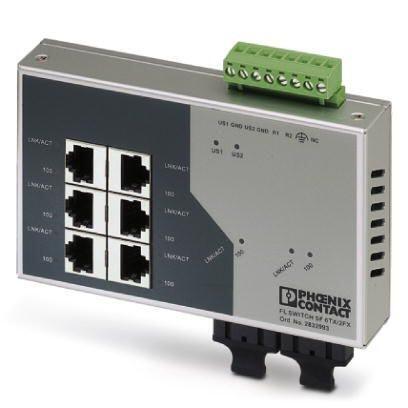 菲尼克斯  - FL SWITCH SF 6TX/2FX - 2832933