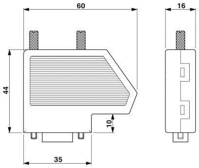 菲尼克斯 D-SUB總線連接器 - SUBCON-PLUS 9/M - 2744018