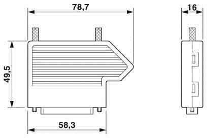 菲尼克斯 D-SUB總線連接器 - SUBCON 25/F-SH - 2761619