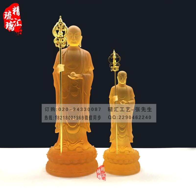 站像大愿地藏王菩薩 寺廟佛堂佛像 九華山地藏王菩薩佛像供奉