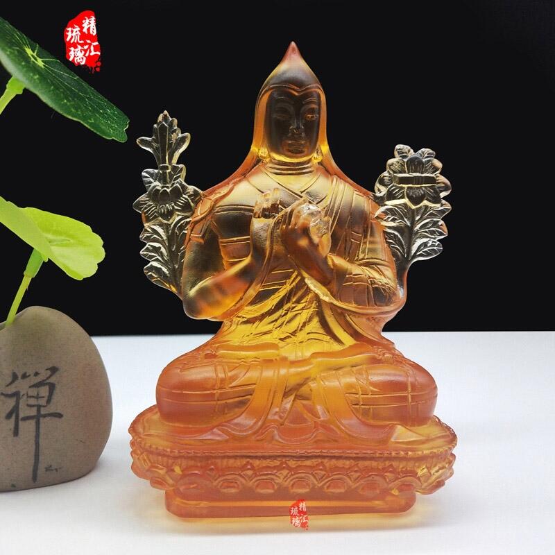 北京宗喀巴大師寺廟供奉琉璃宗喀巴佛像批發(fā)佛教用品廠家直銷