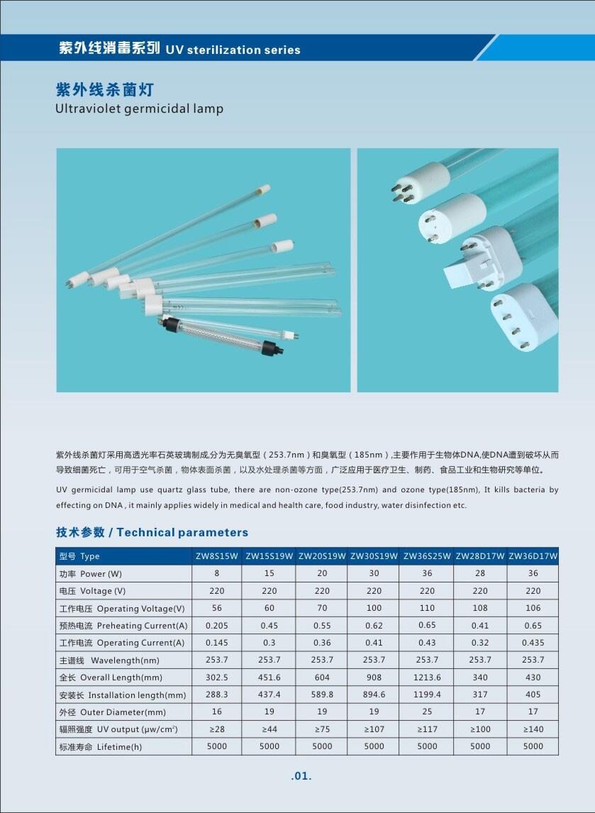 健仕福生產(chǎn)供應紫外線低臭型殺菌燈和臭氧型殺菌燈