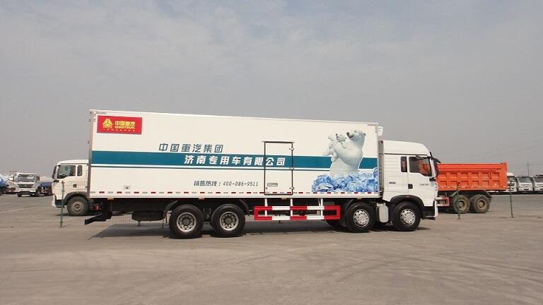 供應特價新款HOWO（豪沃國六T5G肉類冷藏車）促銷價格