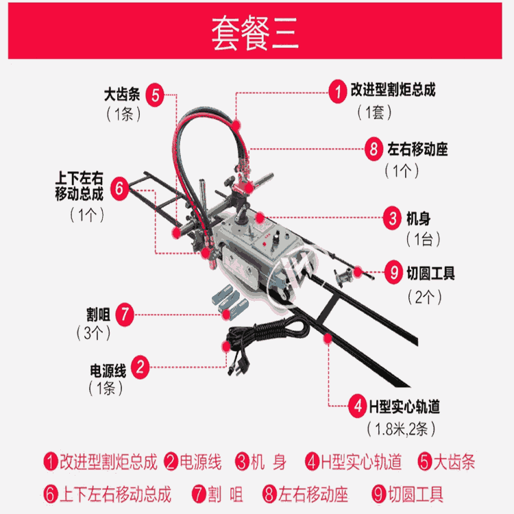 CG1-100半自動火焰切割機 氣割機價格 鋼板切割機 100半自動火焰切割機