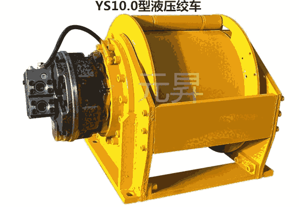 陜西牽引光伏打樁機 10噸液壓絞盤卷揚機