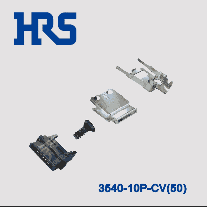 3540-10P-CV(50)通信插頭矩形連接器10針腳