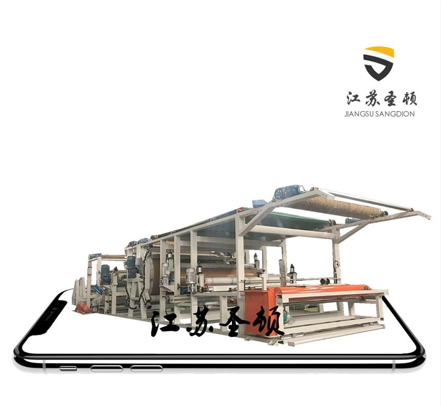 麂皮絨無(wú)紡布復(fù)合機(jī)Suede nonwoven compound machine