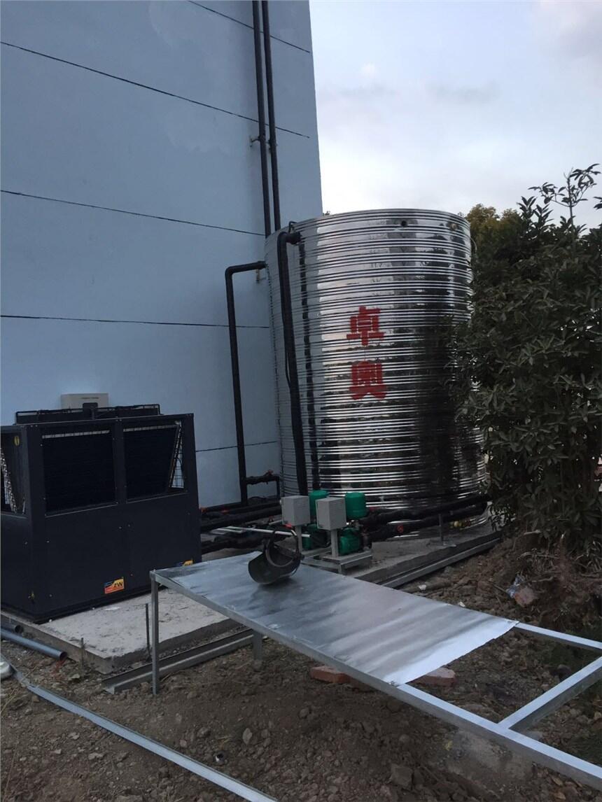 揚(yáng)州高郵晶櫻光電有限公司員工浴室空氣能熱泵熱水工程