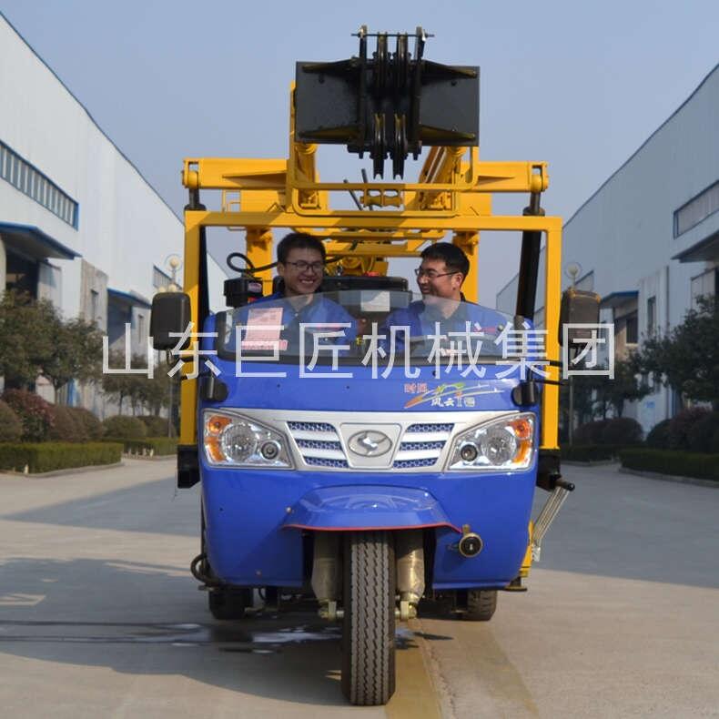 巨匠集團供應200型三輪車載水井鉆機一機兩用隨時切換