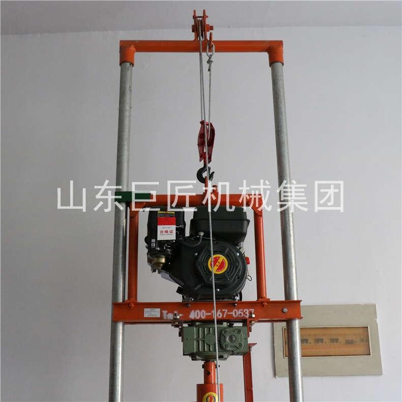 巨匠集團(tuán)小型水井鉆孔機(jī) 適用于野外打孔汽油動力更方便