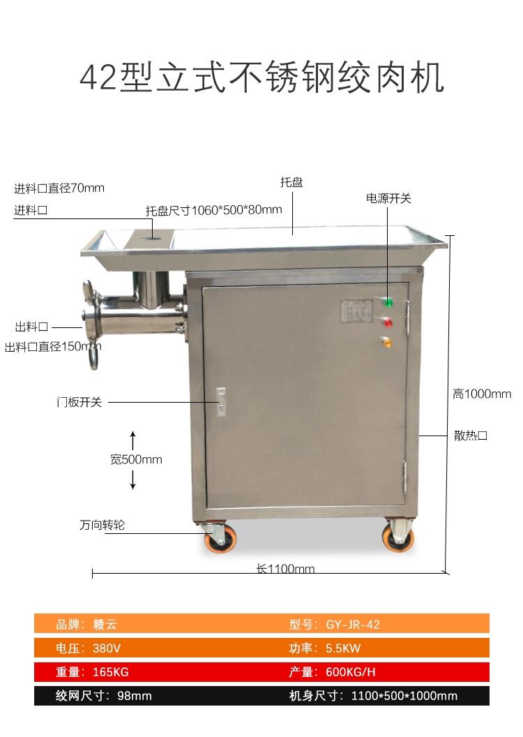 不銹鋼絞肉機 商用肉餡絞肉機 商用廚房絞肉設(shè)備?