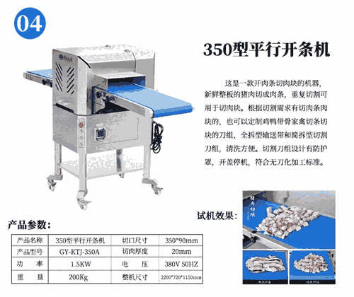 商用廚房肉制品加工設(shè)備 無(wú)刀化廚房中港廚房切塊機(jī)切肉機(jī)切條機(jī)