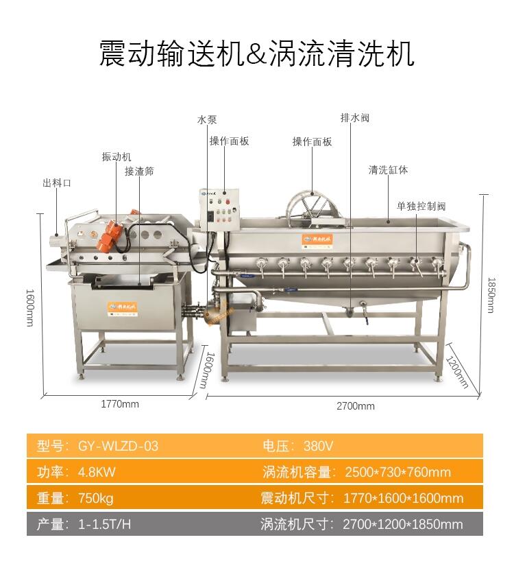 甘肅定西市農(nóng)副產(chǎn)品深加工設(shè)備預(yù)制菜生產(chǎn)線配送中心凈菜清洗線