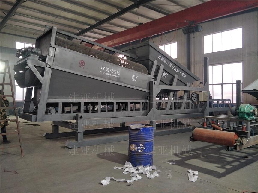 建亞機(jī)械80型篩沙機(jī) 大型篩砂機(jī)廠家直銷質(zhì)量可靠