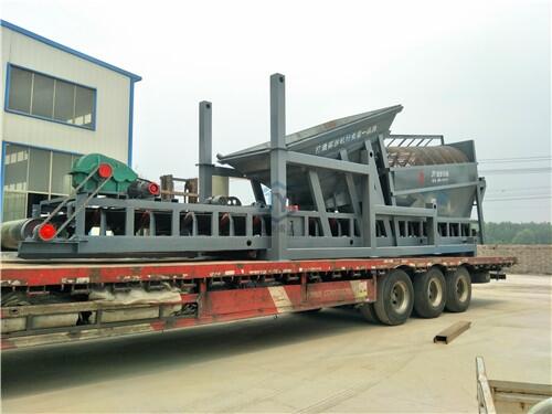 沙場用篩沙機(jī)大型滾筒篩土機(jī)工地用篩分機(jī)