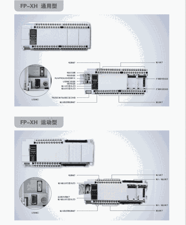 松下PLC AFPXHC38AT  AFPXHC40ET  AFPXHC60ET