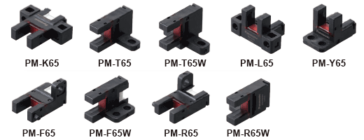松下U型微型光電傳感器PM-65系列 PM-T65