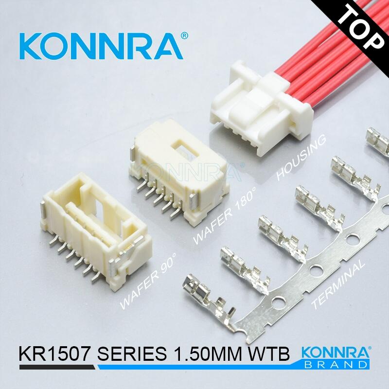 KONNRA KR1507單排SMT線對板內(nèi)扣 ETC機用仿莫仕MX汽車防盜器