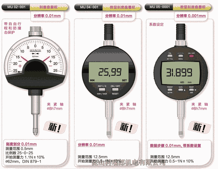 HEXACON數(shù)顯指示表湖北代理