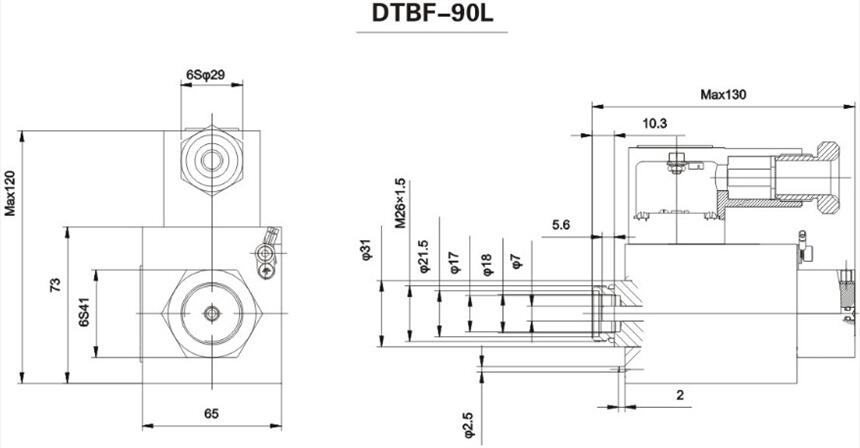 烏海GP63-S-D,螺紋連接比例閥用電磁鐵,,特價批發(fā)|