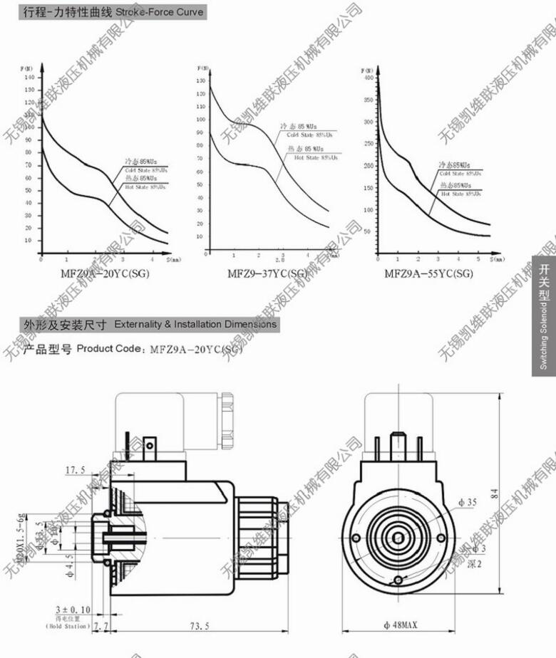 廊坊GP45A4-AIW9,帶位移傳感器比例閥用電磁鐵,,價(jià)格實(shí)惠|